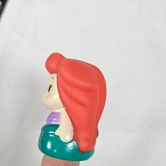 Disney Princess Ariel Bath Time Finger Puppet Figure Little Mermaid Toy - Picture 4 of 7